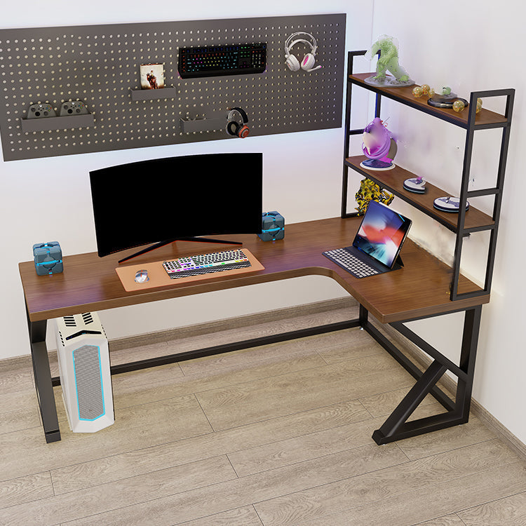 Scrivania di scrittura a casa contemporanea scrivania in legno massiccio con gambe