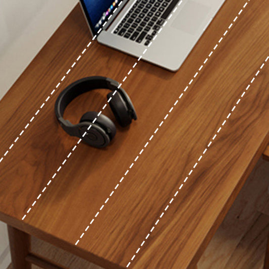 29,25 inch Hoogte Modern Office Desk l-vorms massief hout schrijfde bureau