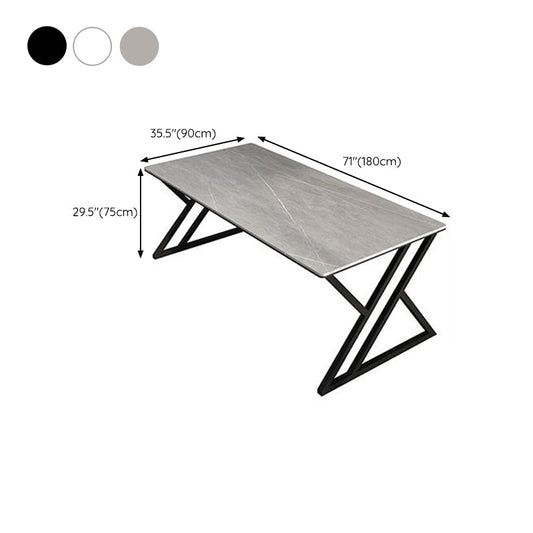 Industrial Gaming Desk Antique Finish Computer Desk mit Metallbeinen