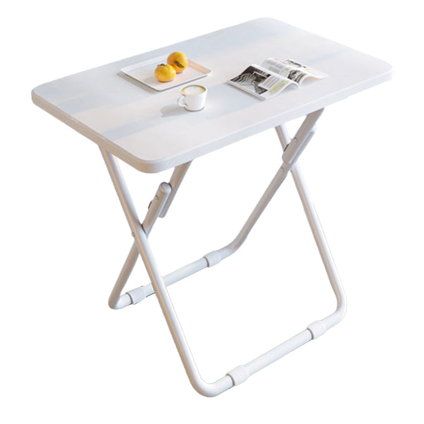 Rectangular Writing Desk Bedroom Contemporary Office Desk with Legs 24"L x 16"W x 28"H White Clearhalo 'furn' 'furn_office_desk' 'Furniture' 'Office Desks' 'Office Furniture' 'office_desk' 6586972