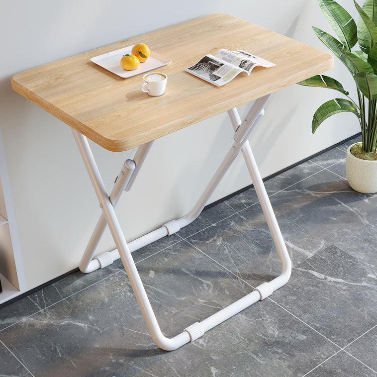 Rectangular Writing Desk Bedroom Contemporary Office Desk with Legs 24"L x 16"W x 28"H Natural Clearhalo 'furn' 'furn_office_desk' 'Furniture' 'Office Desks' 'Office Furniture' 'office_desk' 6586974