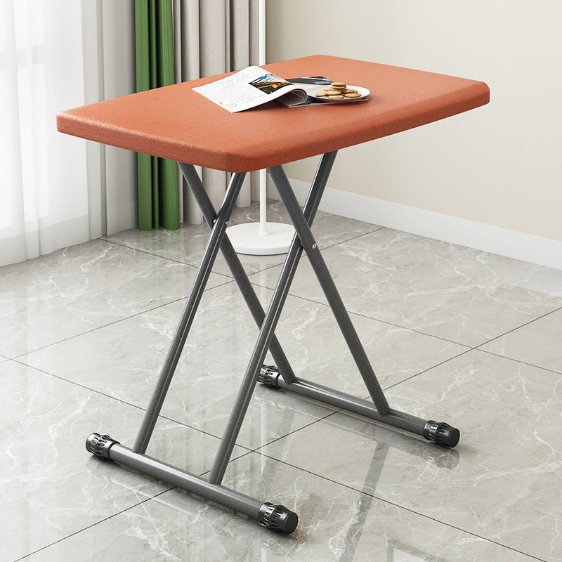 Rectangular Writing Desk Bedroom Contemporary Office Desk with Legs Orange Clearhalo 'furn' 'furn_office_desk' 'Furniture' 'Office Desks' 'Office Furniture' 'office_desk' 6586978