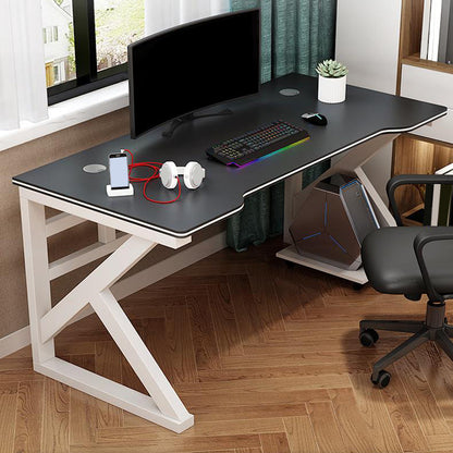 29 "H Contemporary Office Desk Antique Finish Computer Desk met metalen benen