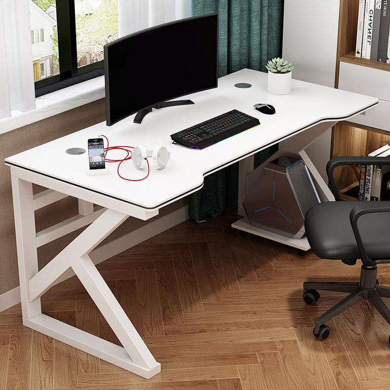 29 "H Contemporary Office Desk Antique Finish Computer Desk met metalen benen