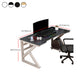29 "H Contemporary Office Desk Antique Finish Computer Desk met metalen benen