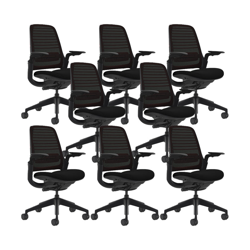 モダンなスイベルチェアチルトメカニズムリムーバブルアームズオフィスチェア付き車輪付き