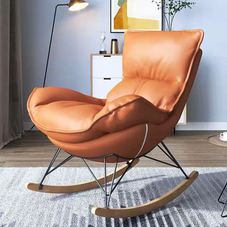 Chaise de planeur moderne chaise à bascule amovible à bouton-bouton à bascule