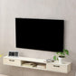 Scandinavian TV Media Stand Wall-mounted TV Media Console with Drawers 67"L x 9.5"W x 6"H White Clearhalo 'furn' 'furn_tv_stands_entertainment_centers' 'Furniture' 'Living Room Furniture' 'TV Stands & Entertainment Centers' 'TV Stands & Media Storage Furniture' 'tv_stands_entertainment_centers' 6587394