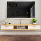 Scandinavian TV Media Stand Wall-mounted TV Media Console with Drawers 47"L x 9.5"W x 6"H Wood Clearhalo 'furn' 'furn_tv_stands_entertainment_centers' 'Furniture' 'Living Room Furniture' 'TV Stands & Entertainment Centers' 'TV Stands & Media Storage Furniture' 'tv_stands_entertainment_centers' 6587404