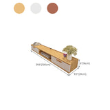 スカンジナビアのテレビメディアスタンドは、引き出し付きの壁掛けテレビメディアコンソール