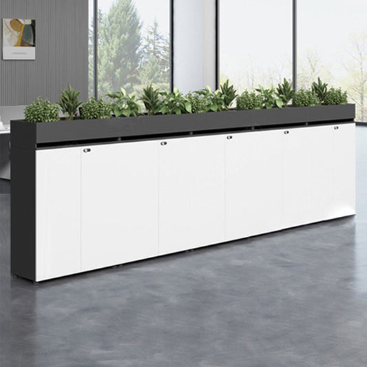 Archivos de estilo nórdico Archivo vertical de madera con bloqueo