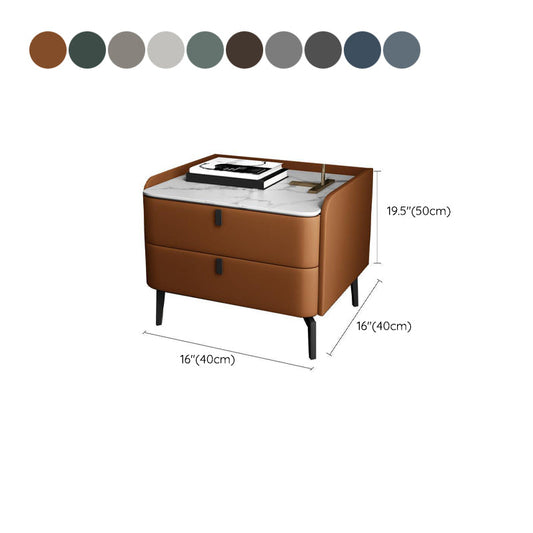 2 cassetti Modern Accent tavolo da comodino antichi comodino da letto