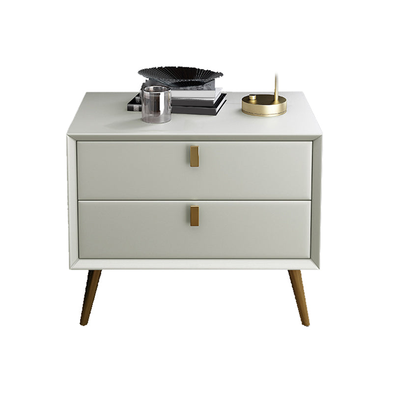 Mesa de noche contemporánea de la cama de madera sólida para el dormitorio