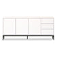 13.65-inch Width Storage Chest Contemporary Stone Storage Chest Dresser 71"L x 14"W x 33"H White Clearhalo 'Bedroom Furniture' 'Dressers & Chests' 'dressers_chests' 'furn' 'furn_dressers_chests' 'Furniture' 6589277
