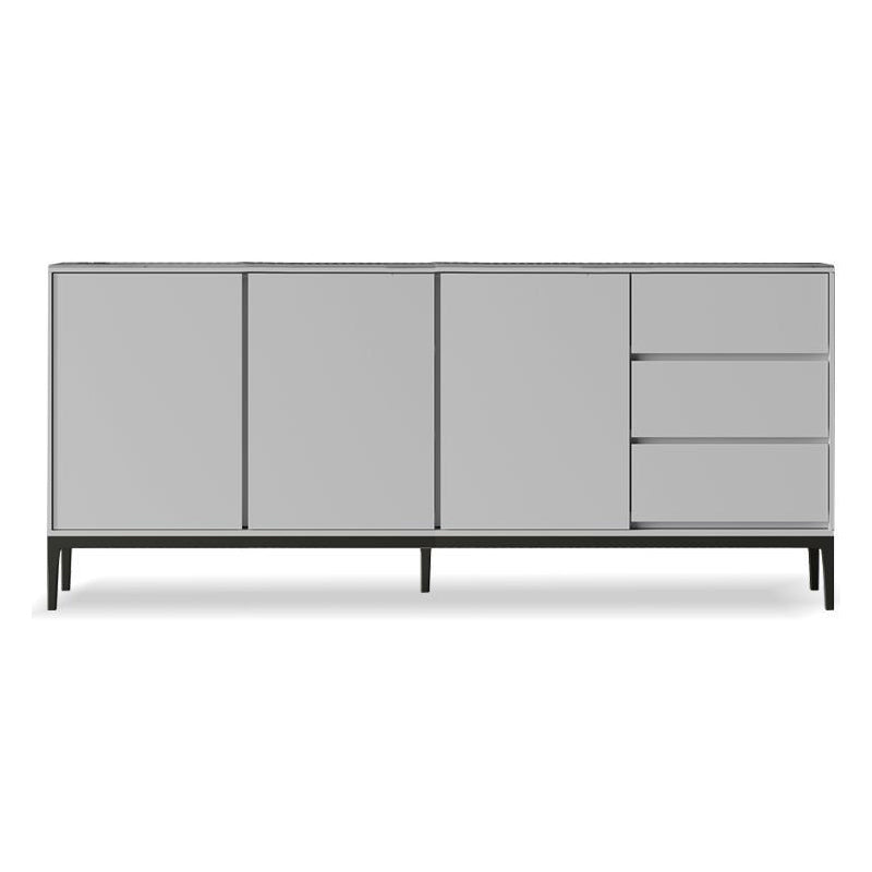 13.65-inch Width Storage Chest Contemporary Stone Storage Chest Dresser 71"L x 14"W x 33"H Grey Clearhalo 'Bedroom Furniture' 'Dressers & Chests' 'dressers_chests' 'furn' 'furn_dressers_chests' 'Furniture' 6589285