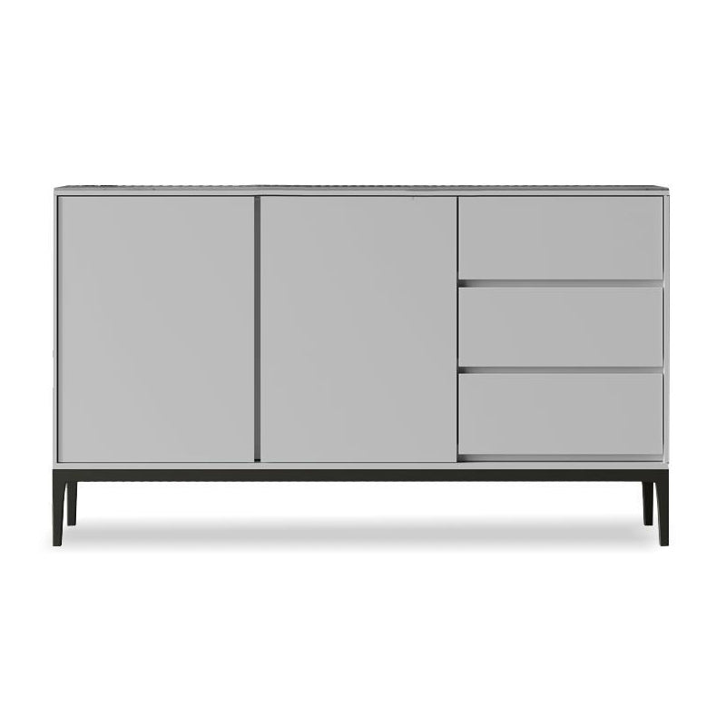 13.65-inch Width Storage Chest Contemporary Stone Storage Chest Dresser 47"L x 14"W x 33"H Grey Clearhalo 'Bedroom Furniture' 'Dressers & Chests' 'dressers_chests' 'furn' 'furn_dressers_chests' 'Furniture' 6589286