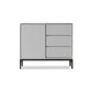 13.65-inch Width Storage Chest Contemporary Stone Storage Chest Dresser 31"L x 14"W x 33"H Grey Clearhalo 'Bedroom Furniture' 'Dressers & Chests' 'dressers_chests' 'furn' 'furn_dressers_chests' 'Furniture' 6589288