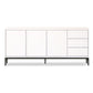 13.65-inch Width Storage Chest Contemporary Stone Storage Chest Dresser 63"L x 14"W x 33"H White Clearhalo 'Bedroom Furniture' 'Dressers & Chests' 'dressers_chests' 'furn' 'furn_dressers_chests' 'Furniture' 6589294