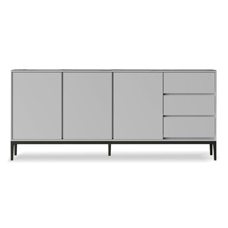 13.65-inch Width Storage Chest Contemporary Stone Storage Chest Dresser 63"L x 14"W x 33"H Grey Clearhalo 'Bedroom Furniture' 'Dressers & Chests' 'dressers_chests' 'furn' 'furn_dressers_chests' 'Furniture' 6589297