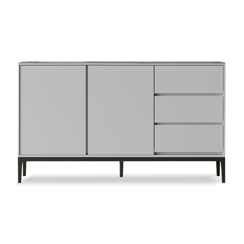 13.65-inch Width Storage Chest Contemporary Stone Storage Chest Dresser 55"L x 14"W x 33"H Grey Clearhalo 'Bedroom Furniture' 'Dressers & Chests' 'dressers_chests' 'furn' 'furn_dressers_chests' 'Furniture' 6589303