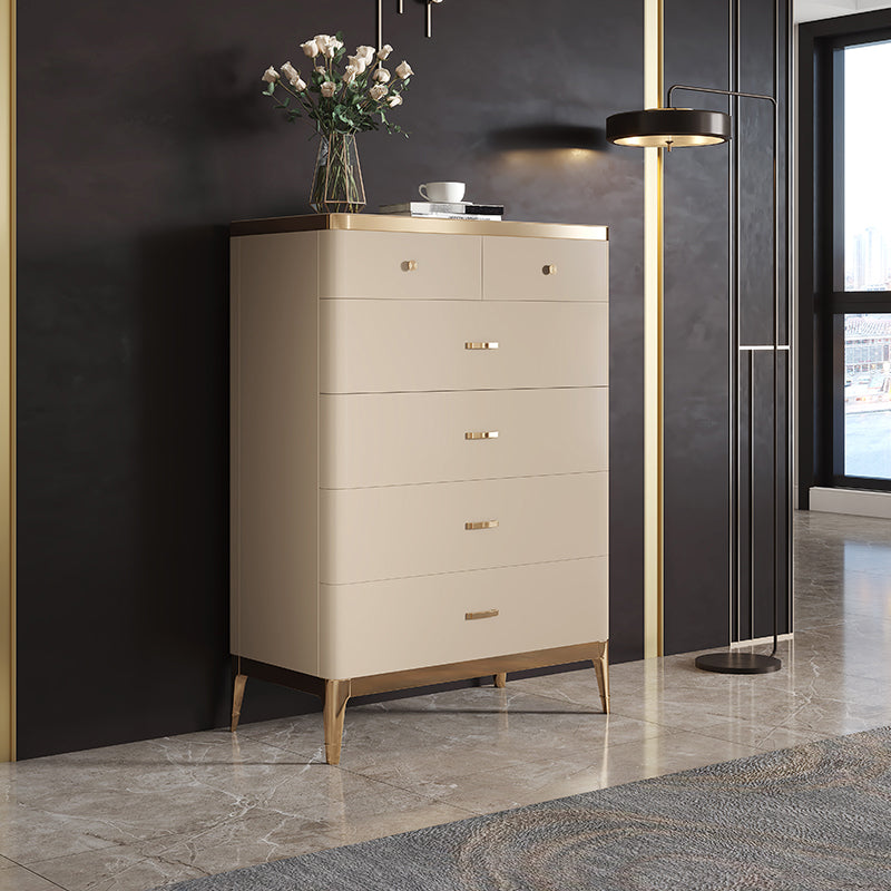 Cómoda cómoda de almacenamiento de estilo moderno, cómoda de almacenamiento de madera maciza para dormitorio