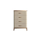 Cómoda cómoda de almacenamiento de estilo moderno, cómoda de almacenamiento de madera maciza para dormitorio