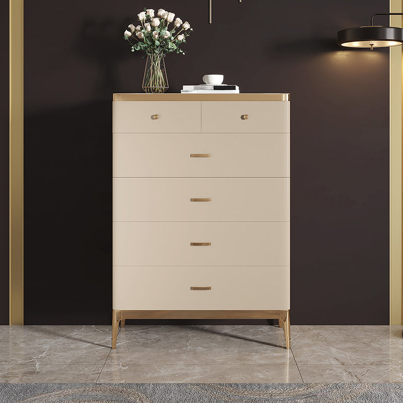 Cómoda cómoda de almacenamiento de estilo moderno, cómoda de almacenamiento de madera maciza para dormitorio
