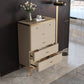 Cómoda cómoda de almacenamiento de estilo moderno, cómoda de almacenamiento de madera maciza para dormitorio
