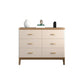 Cómoda cómoda de almacenamiento de estilo moderno, cómoda de almacenamiento de madera maciza para dormitorio