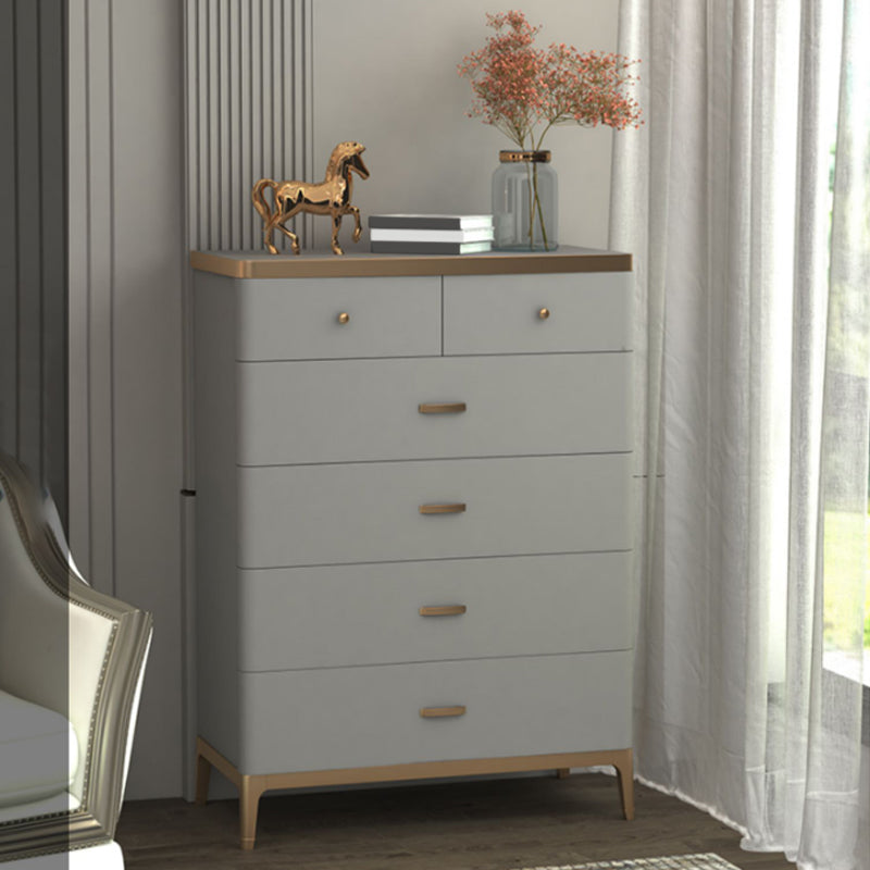 Cómoda cómoda de almacenamiento de estilo moderno, cómoda de almacenamiento de madera maciza para dormitorio