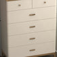 Cómoda cómoda de almacenamiento de estilo moderno, cómoda de almacenamiento de madera maciza para dormitorio