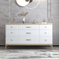 Cómoda cómoda de almacenamiento de estilo moderno, cómoda de almacenamiento de madera maciza para dormitorio
