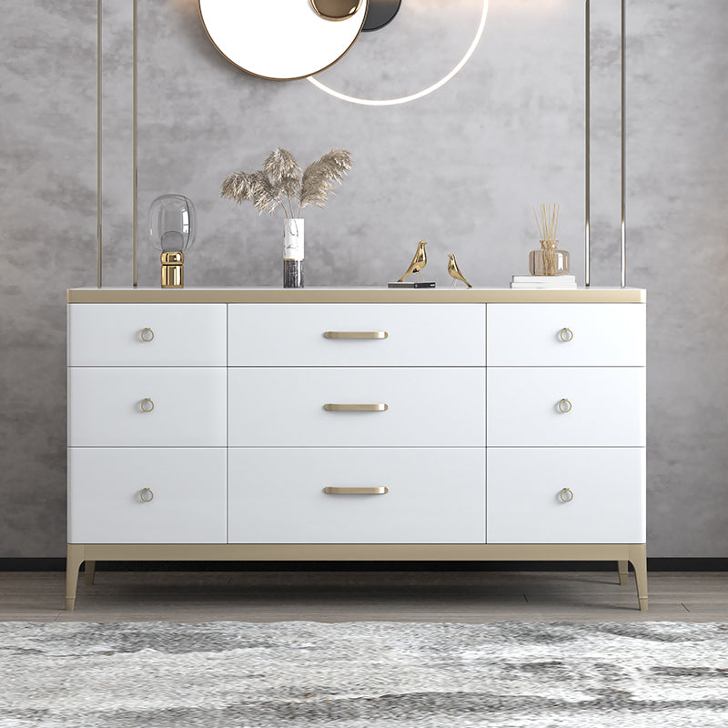 Cómoda cómoda de almacenamiento de estilo moderno, cómoda de almacenamiento de madera maciza para dormitorio