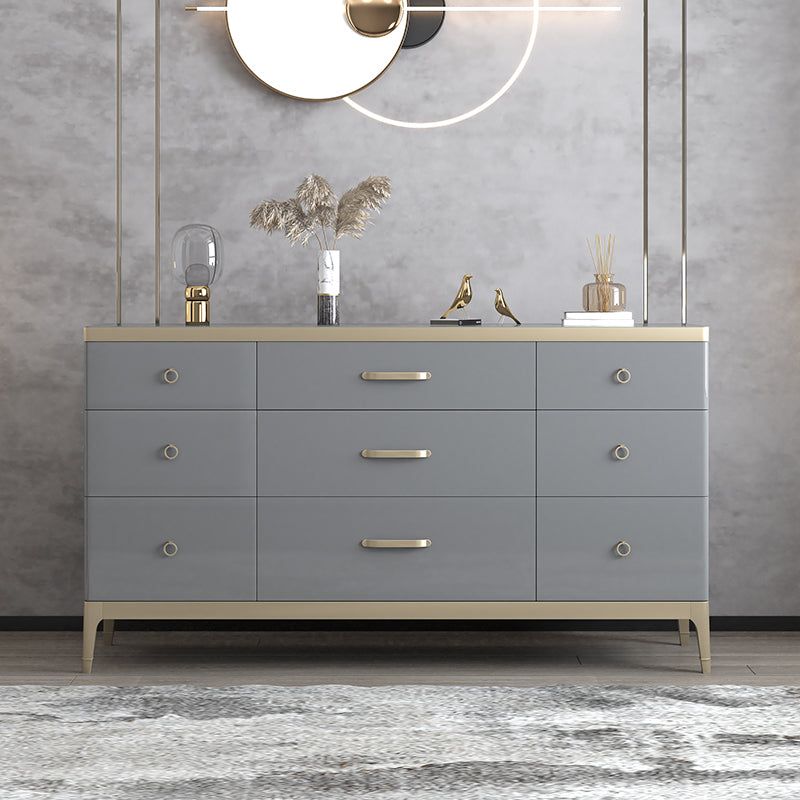 Cómoda cómoda de almacenamiento de estilo moderno, cómoda de almacenamiento de madera maciza para dormitorio