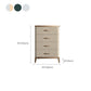 Cómoda cómoda de almacenamiento de estilo moderno, cómoda de almacenamiento de madera maciza para dormitorio