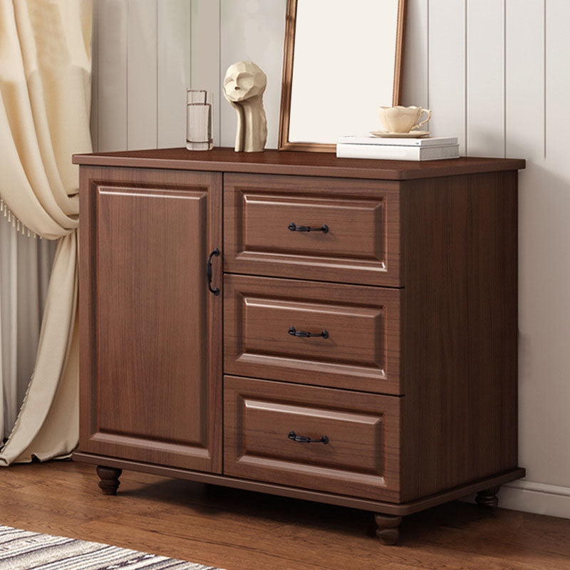 15.6-inch Width Contemporary Storage Chest Manufactured Wood Dresser 31"L x 16"W x 29"H Nut-Brown Clearhalo 'Bedroom Furniture' 'Dressers & Chests' 'dressers_chests' 'furn' 'furn_dressers_chests' 'Furniture' 6589379