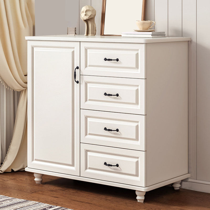 15.6-inch Width Contemporary Storage Chest Manufactured Wood Dresser 31"L x 16"W x 35"H White Clearhalo 'Bedroom Furniture' 'Dressers & Chests' 'dressers_chests' 'furn' 'furn_dressers_chests' 'Furniture' 6589386