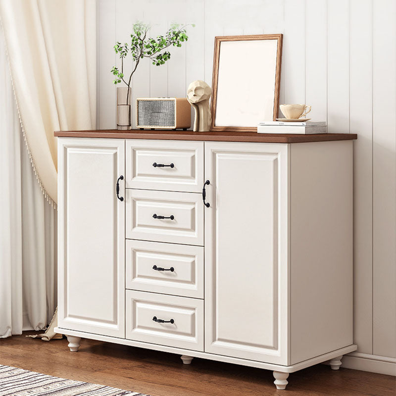 Commode de coffre de rangement en bois manufacturé de coffre de rangement moderne de largeur de 15,6 pouces