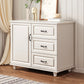 Commode de coffre de rangement en bois manufacturé de coffre de rangement moderne de largeur de 15,6 pouces