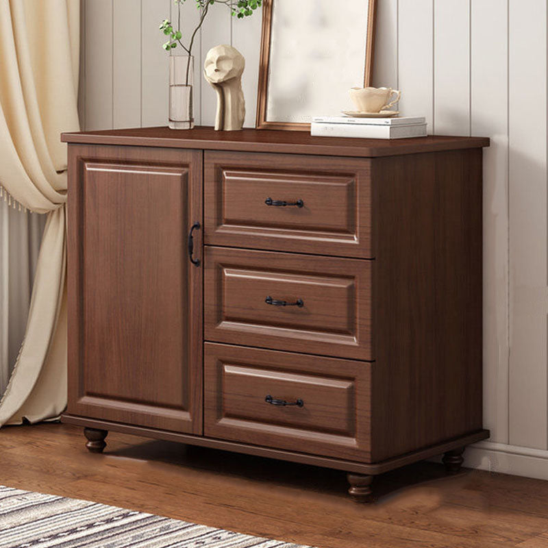 Commode de coffre de rangement en bois manufacturé de coffre de rangement moderne de largeur de 15,6 pouces