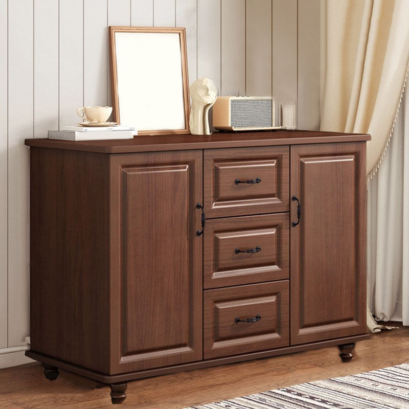 Commode de coffre de rangement en bois manufacturé de coffre de rangement moderne de largeur de 15,6 pouces