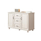 Commode de coffre de rangement en bois manufacturé de coffre de rangement moderne de largeur de 15,6 pouces