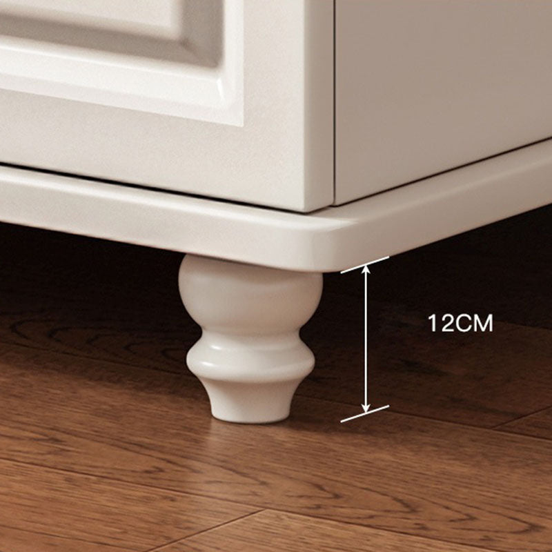 Commode de coffre de rangement en bois manufacturé de coffre de rangement moderne de largeur de 15,6 pouces