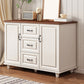 Commode de coffre de rangement en bois manufacturé de coffre de rangement moderne de largeur de 15,6 pouces