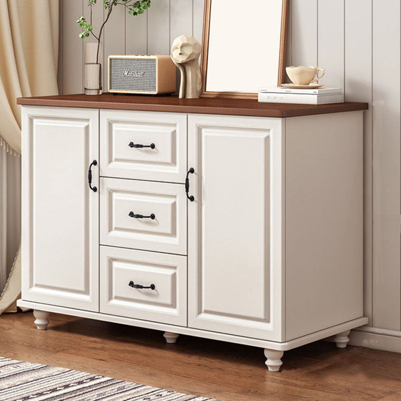 Commode de coffre de rangement en bois manufacturé de coffre de rangement moderne de largeur de 15,6 pouces