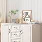 Commode de coffre de rangement en bois manufacturé de coffre de rangement moderne de largeur de 15,6 pouces