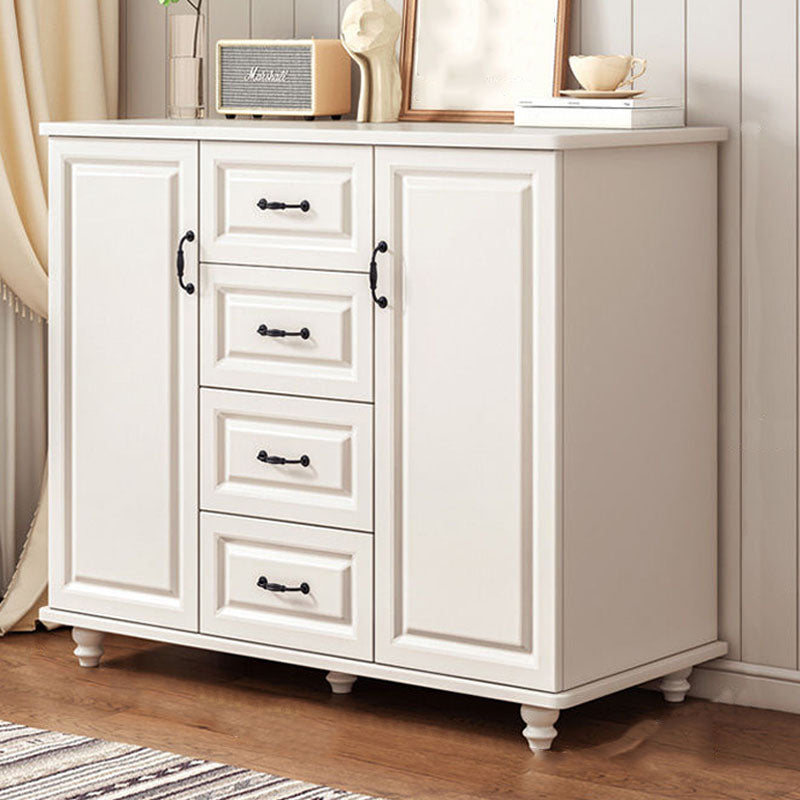Commode de coffre de rangement en bois manufacturé de coffre de rangement moderne de largeur de 15,6 pouces