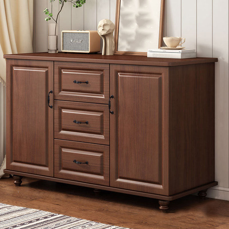 Commode de coffre de rangement en bois manufacturé de coffre de rangement moderne de largeur de 15,6 pouces