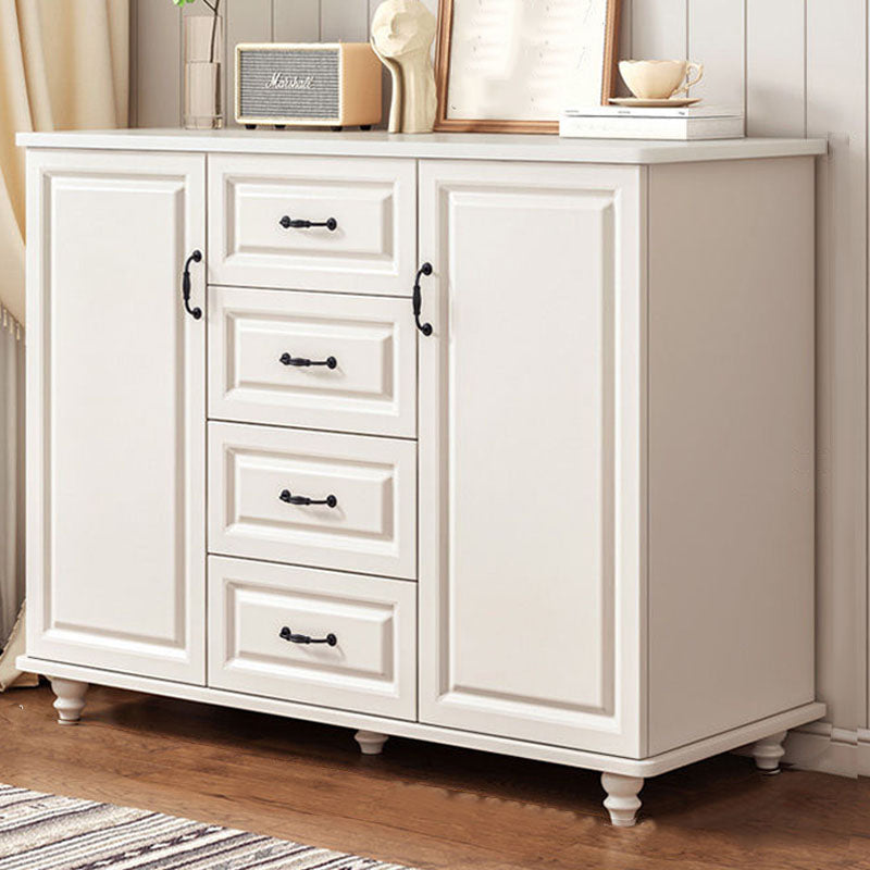 Commode de coffre de rangement en bois manufacturé de coffre de rangement moderne de largeur de 15,6 pouces