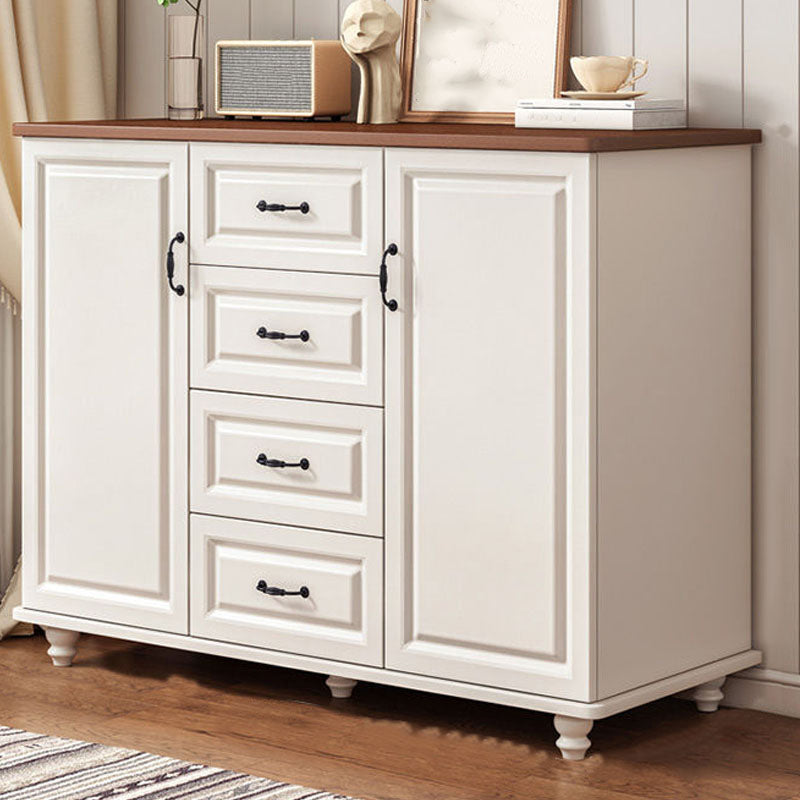 Commode de coffre de rangement en bois manufacturé de coffre de rangement moderne de largeur de 15,6 pouces